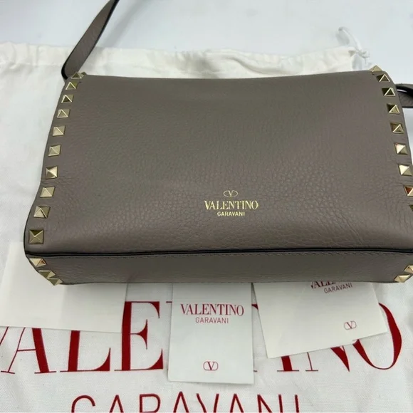 SOLD!!!! Women’s Valentino Garavani grey calf, skin leather shoulder bag - Picture 9 of 16
